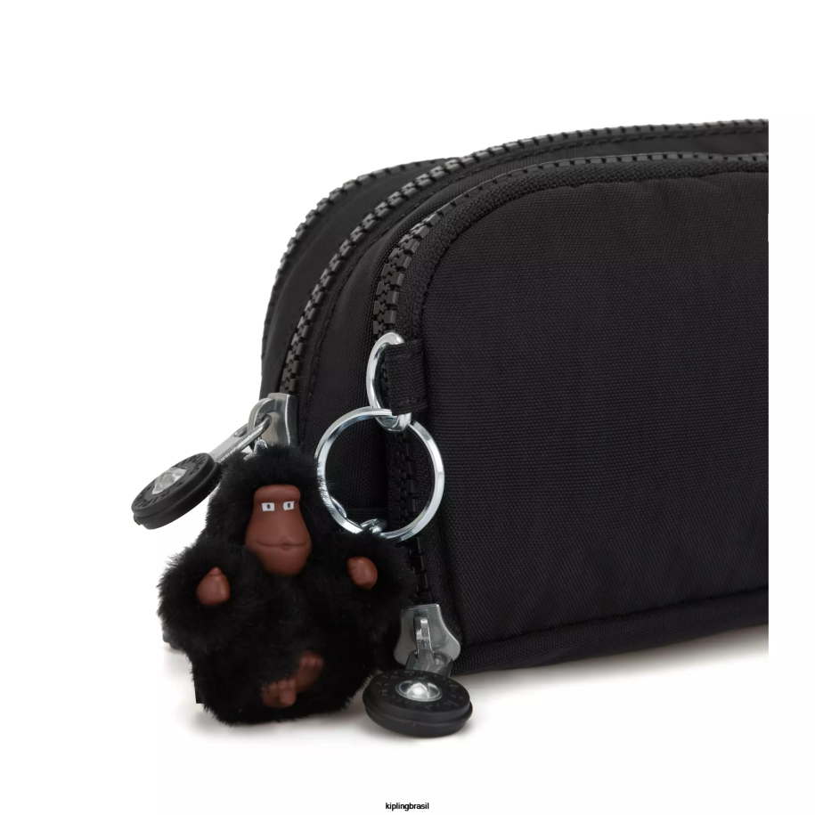 mulheres canetas e estojos Kipling verdadeiro Preto estojo de lápis gtroy 4X8V581