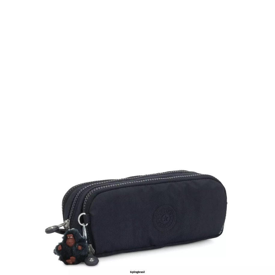 mulheres canetas e estojos Kipling verdadeiro azul tonal estojo de lápis gtroy 4X8V579