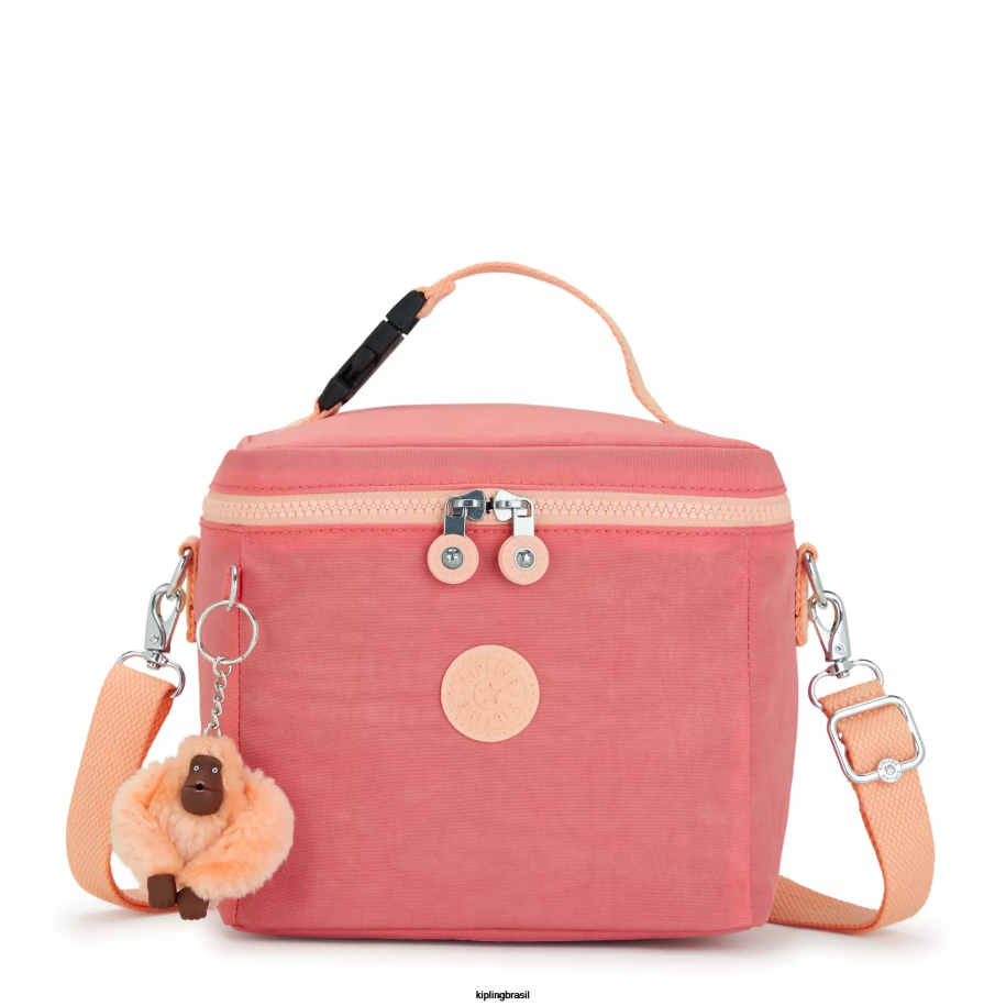 mulheres lancheiras Kipling alegre rosa lancheira graham 4X8V653