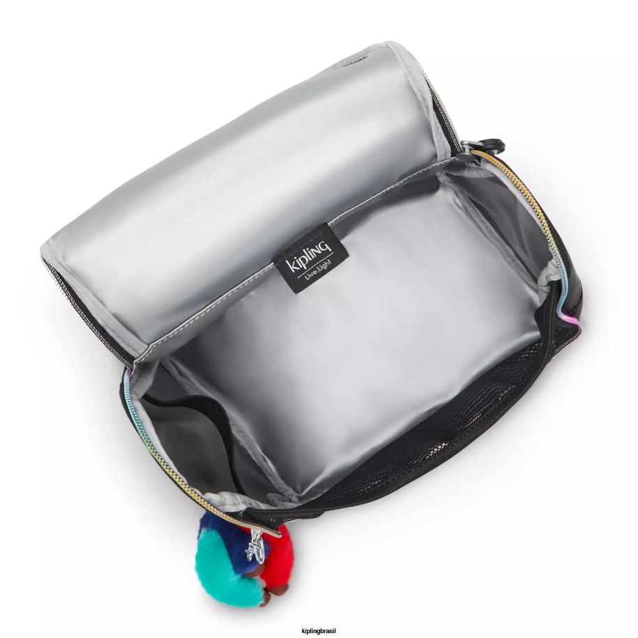 mulheres lancheiras Kipling arco-íris verdadeiramente preto lancheira kichirou 4X8V656