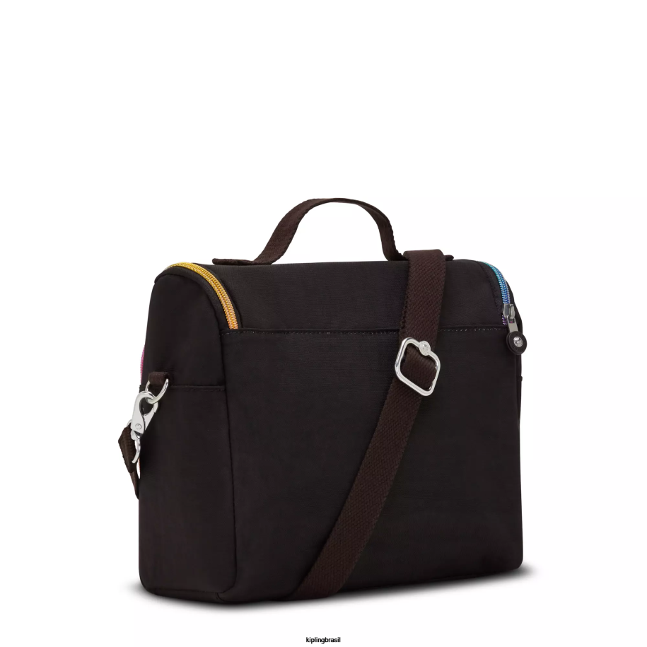 mulheres lancheiras Kipling arco-íris verdadeiramente preto lancheira kichirou 4X8V656