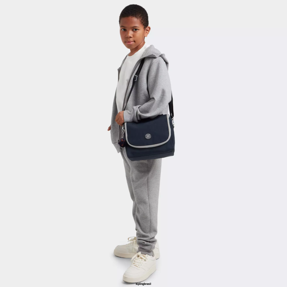 mulheres lancheiras Kipling cinza azul verdadeiro nova lancheira kichirou kichirou 4X8V657