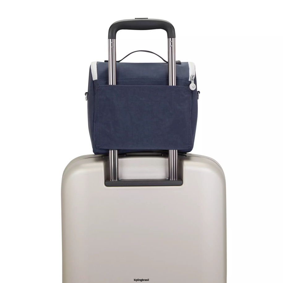 mulheres lancheiras Kipling cinza azul verdadeiro nova lancheira kichirou kichirou 4X8V657