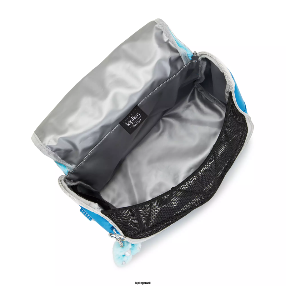 mulheres lancheiras Kipling diversão azul ansiosa nova lancheira kichirou 4X8V647