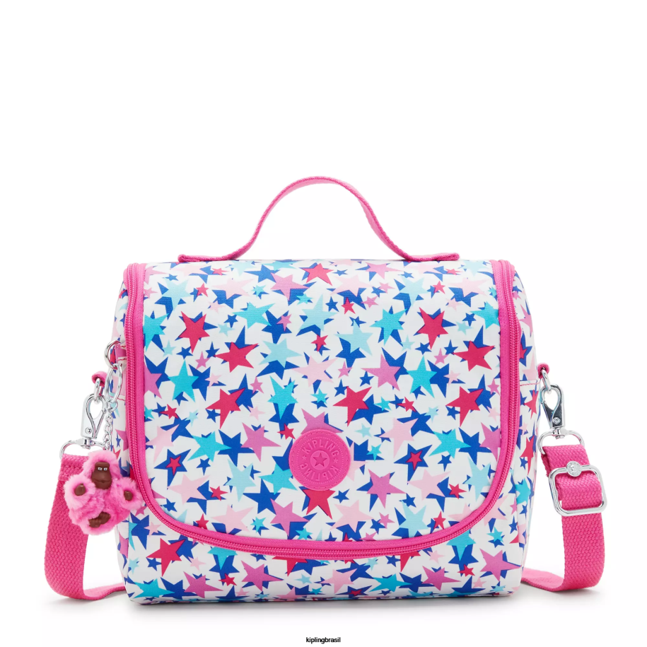 mulheres lancheiras Kipling estrelas da papoula nova lancheira estampada kichirou 4X8V636