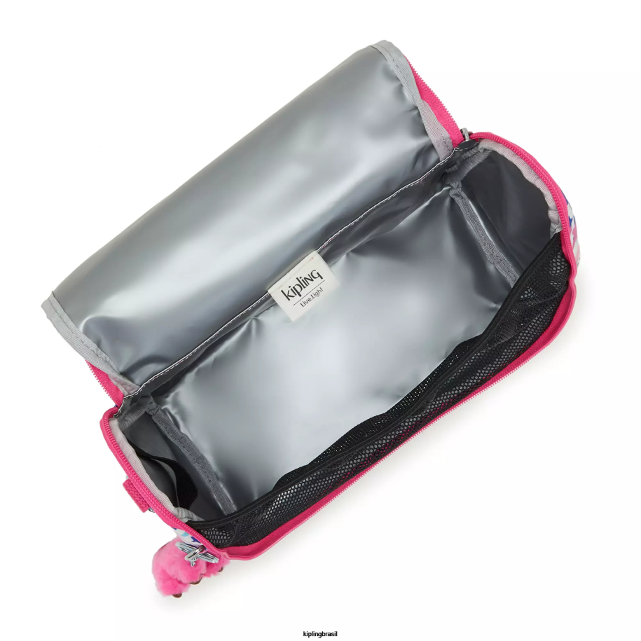 mulheres lancheiras Kipling estrelas da papoula nova lancheira estampada kichirou 4X8V636