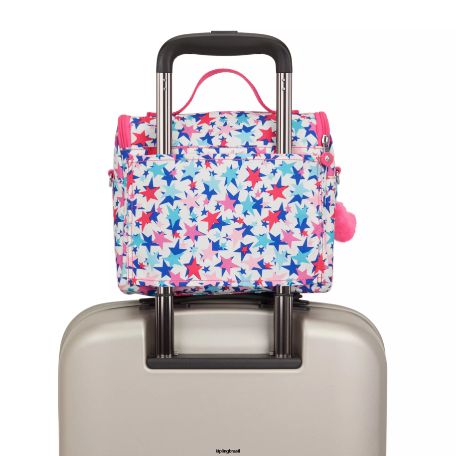 mulheres lancheiras Kipling estrelas da papoula nova lancheira estampada kichirou 4X8V636