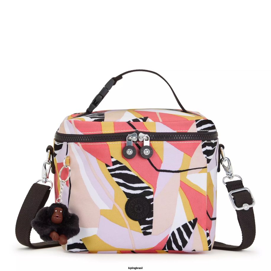 mulheres lancheiras Kipling licença abstrata lancheira impressa graham 4X8V624
