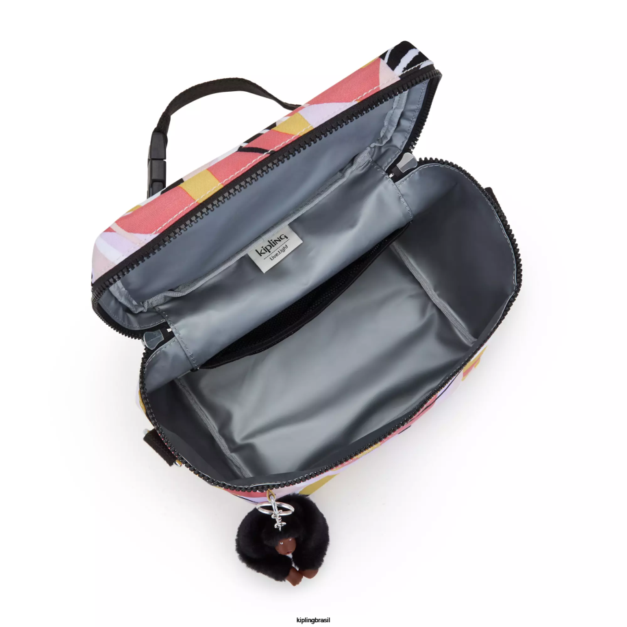 mulheres lancheiras Kipling licença abstrata lancheira impressa graham 4X8V624