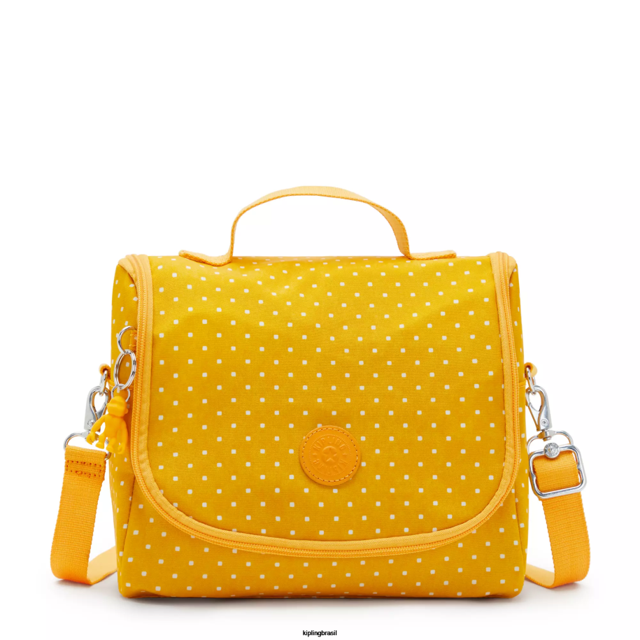 mulheres lancheiras Kipling ponto macio amarelo nova lancheira estampada kichirou 4X8V637
