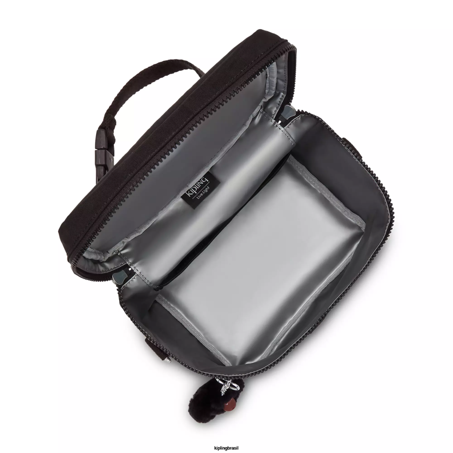 mulheres lancheiras Kipling verdadeiro Preto lancheira graham 4X8V652