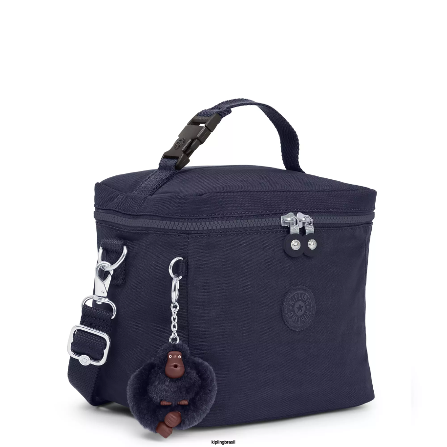 mulheres lancheiras Kipling verdadeiro azul tonal lancheira graham 4X8V651