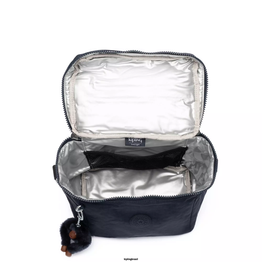 mulheres lancheiras Kipling verdadeiro azul tonal lancheira graham 4X8V651