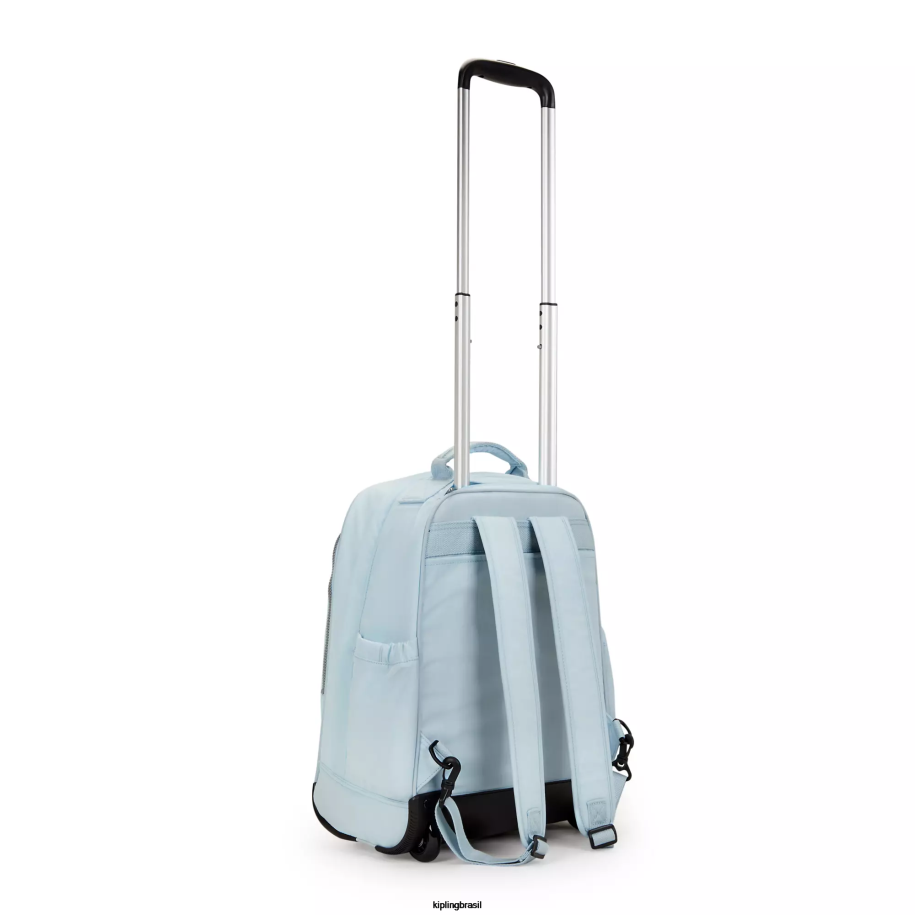 mulheres mochilas com rodinhas Kipling noiva azul olhar mochila grande com rodinhas 4X8V494