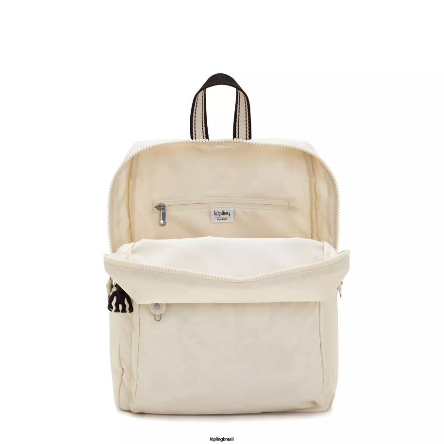 mulheres mochilas médias Kipling areia clara mochila rylie 4X8V370