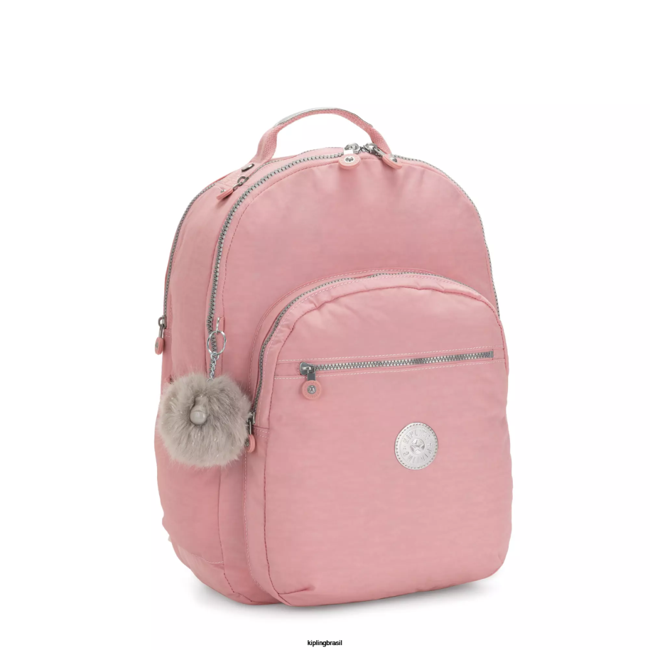 mulheres mochilas para notebook Kipling rosa nupcial mochila para laptop extra grande de 17