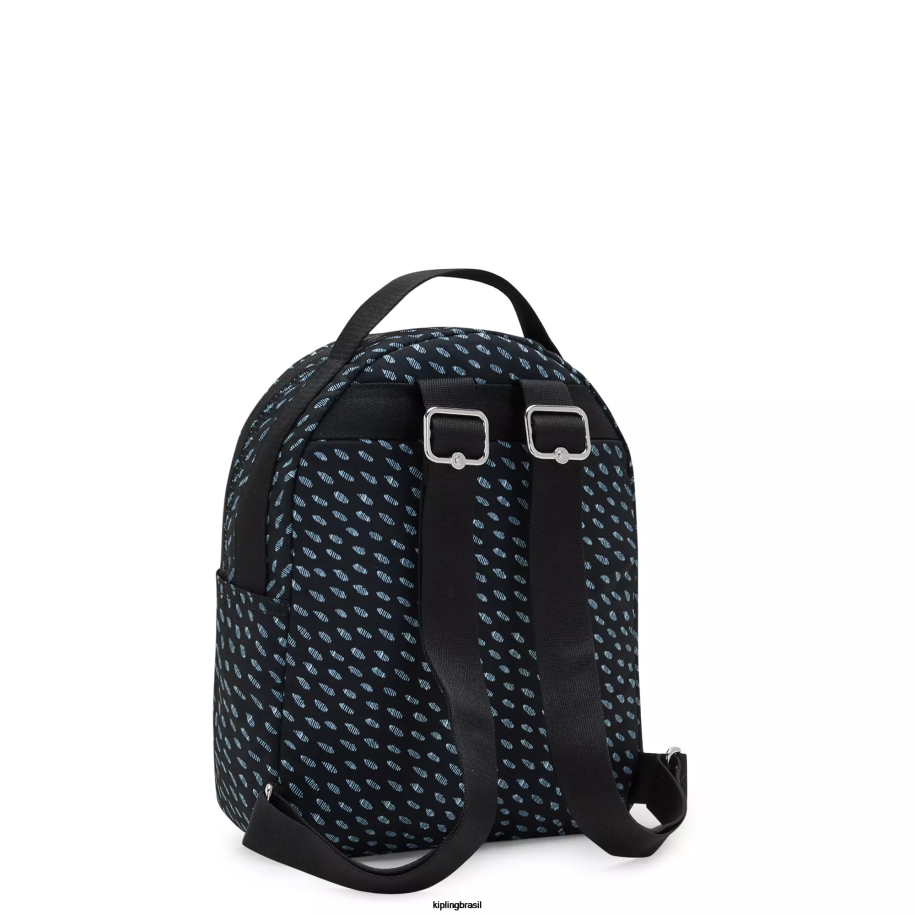 mulheres mochilas pequenas Kipling ponto final mochila estampada kae 4X8V377